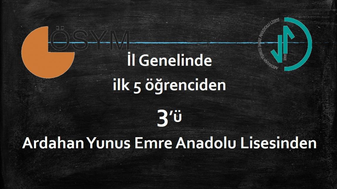 İl Genelinde İlk 5 Öğrenciden 3'ü Okulumuzdan